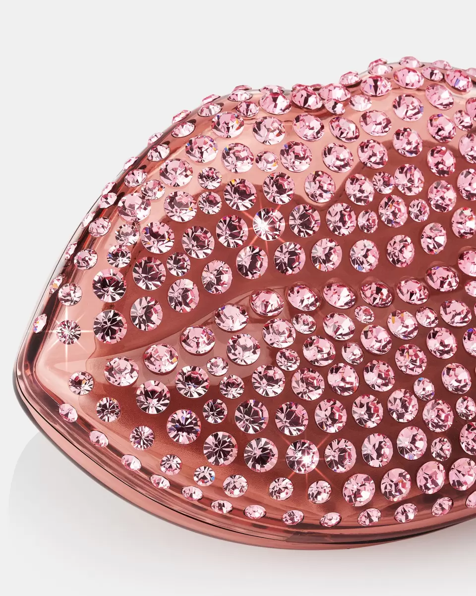 Clutch Bags Women Kiss Me Minaudière Pink Luxurious