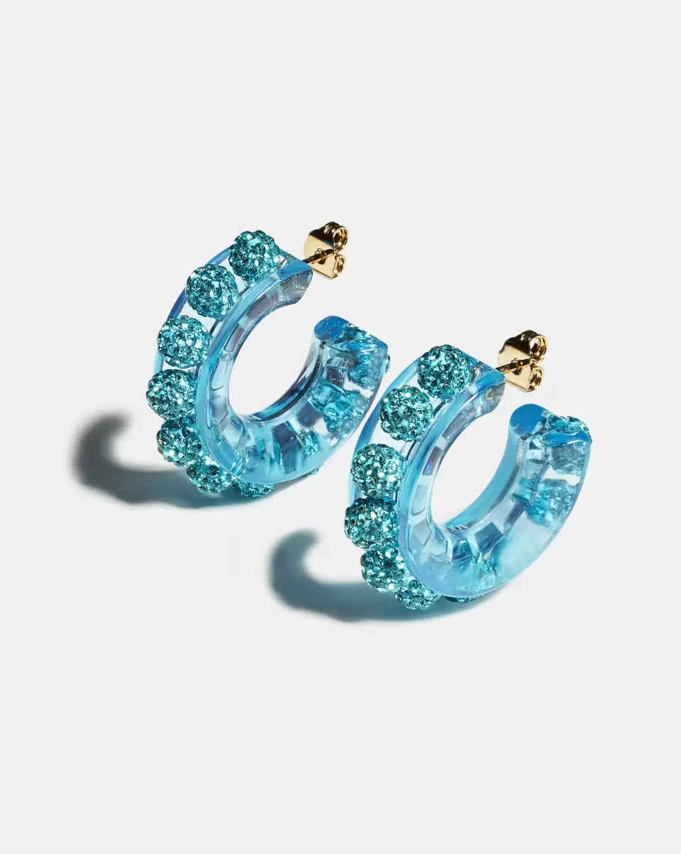 Blue Low Cost Women Disco Darling Mini Earrings Jewelry