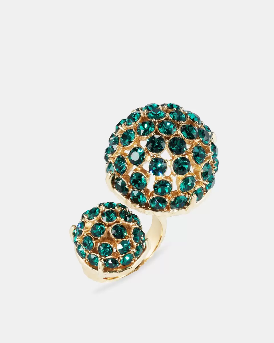 Green Women Jewelry Love Bubbles Ring Cheap
