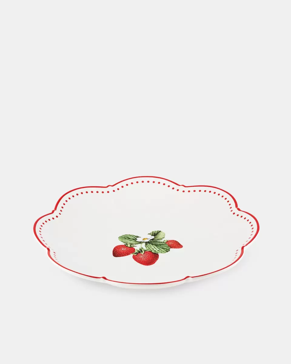 Tutti Frutti Dinner Plate Trusted Unisex Red Dinnerware