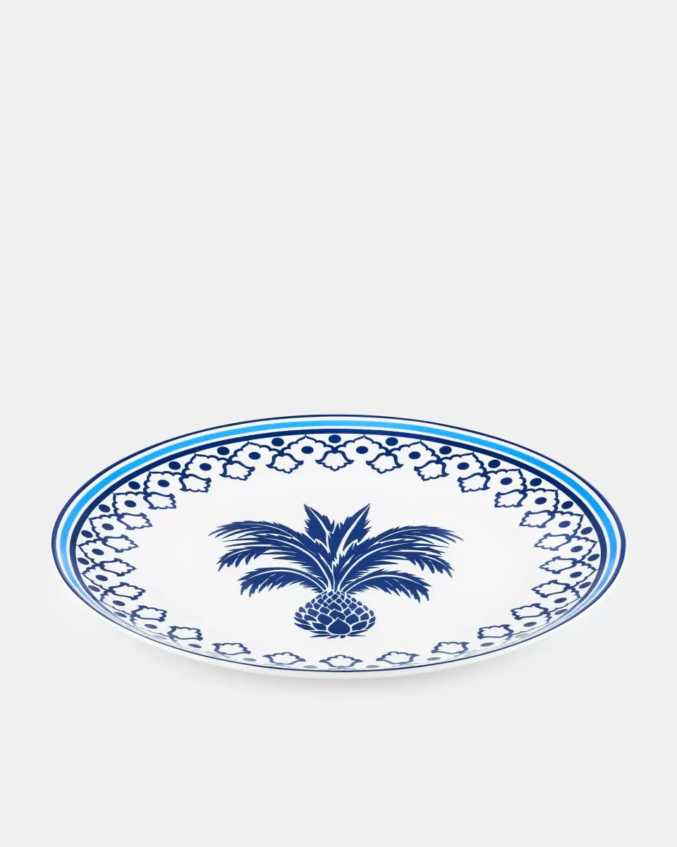 Blue Dinnerware Comfortable Unisex Jaipur Charger Plate