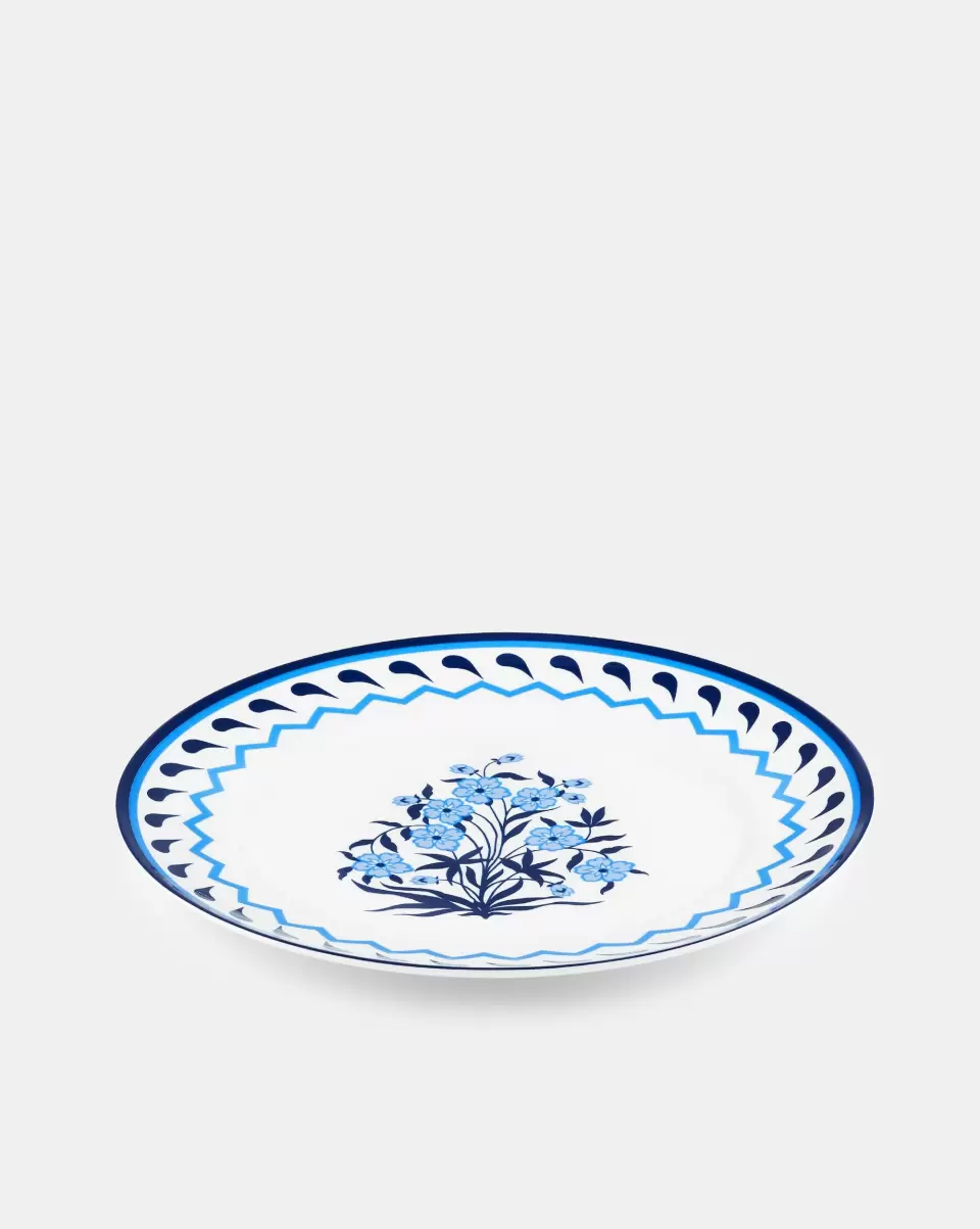Jaipur Dinner Plate Clean Blue Unisex Dinnerware