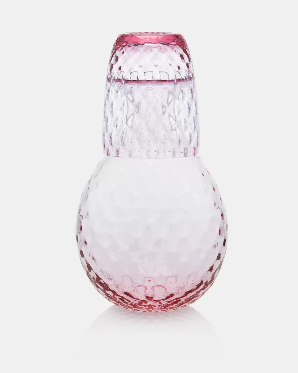 Pink Unisex Balloton Carafe &Tumbler Top Glassware