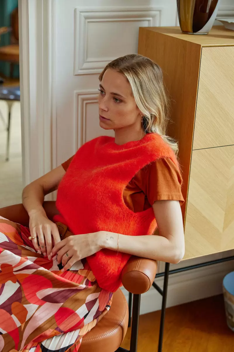 La Petite Etoile Women Pull Makena Knitwear Orange - 3