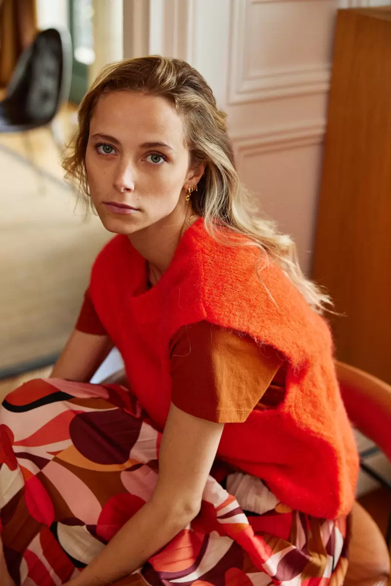 La Petite Etoile Women Pull Makena Knitwear Orange