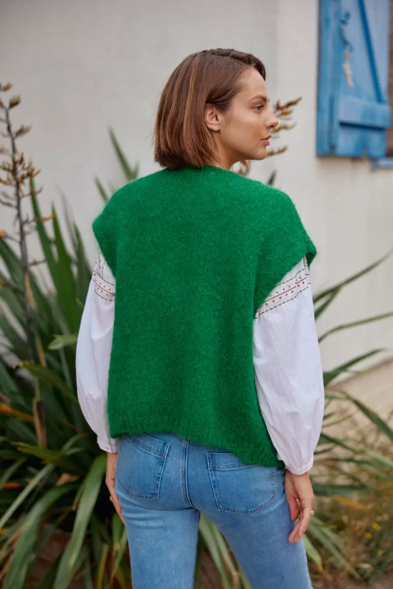 La Petite Etoile Vert Women Knitwear Cardigan Sade - 1