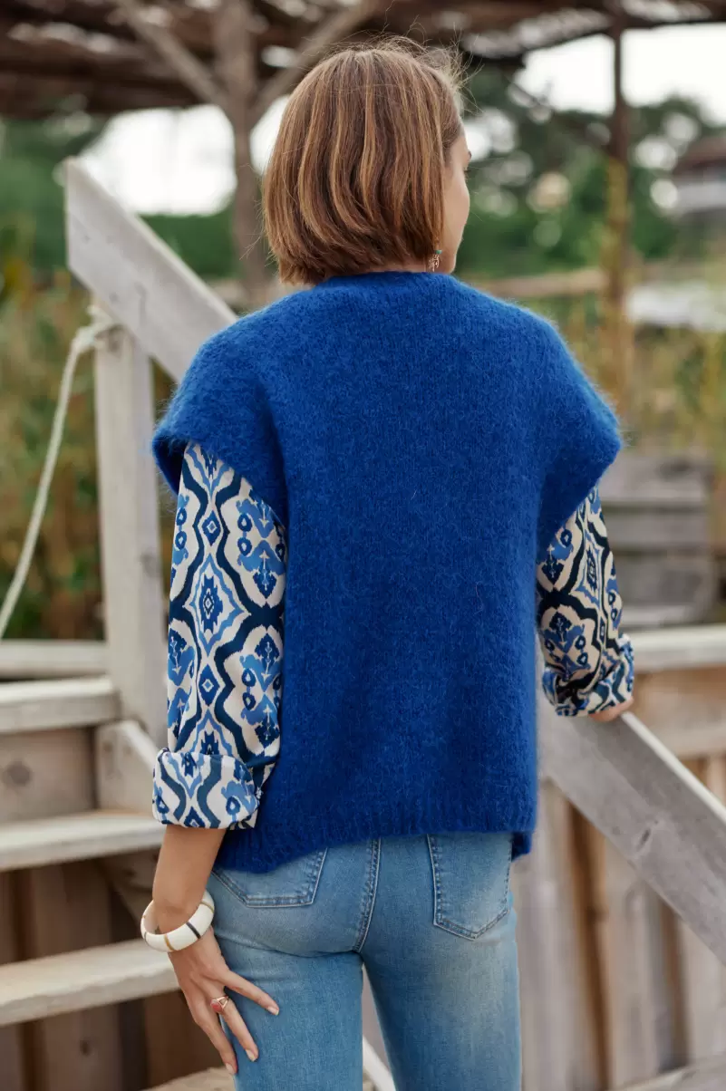 Cardigan Sade Knitwear La Petite Etoile Bleu Women - 1