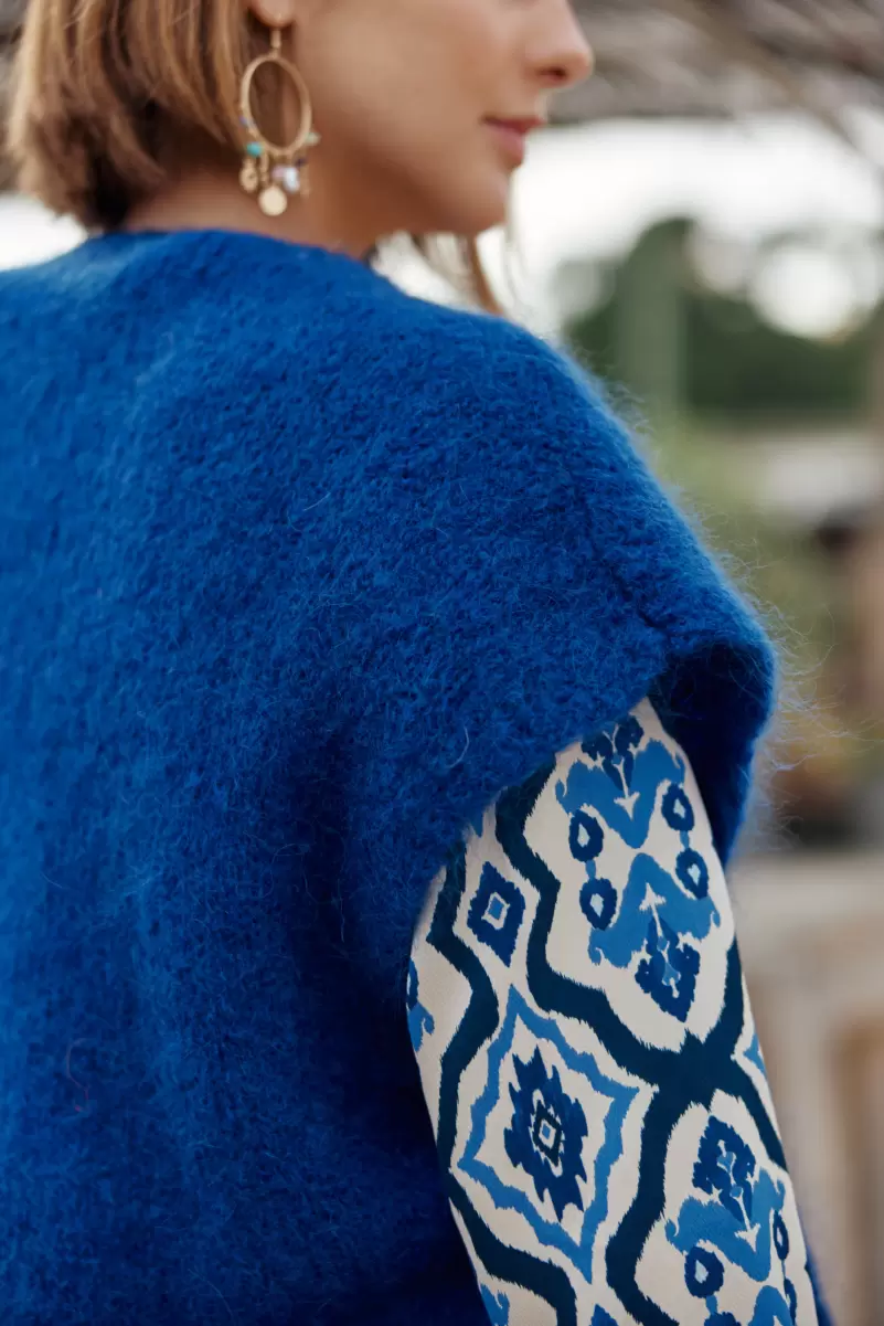Cardigan Sade Knitwear La Petite Etoile Bleu Women - 2