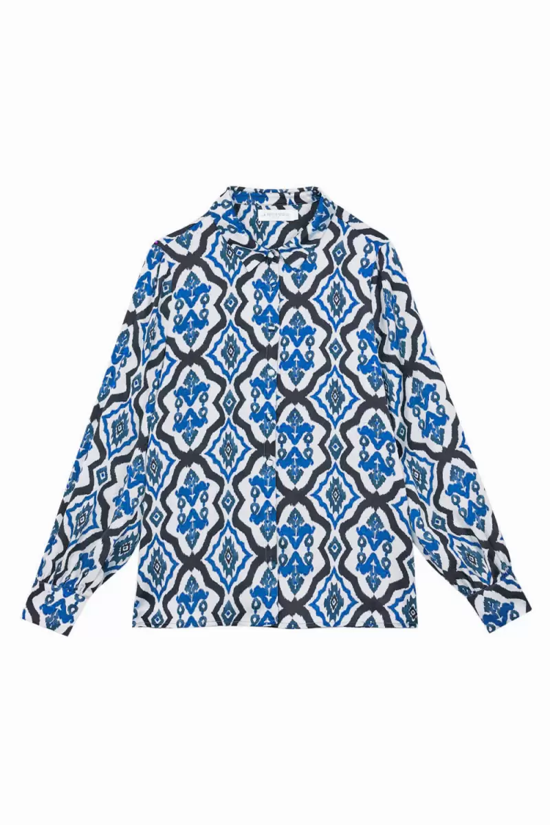 Bleu Shirt Sanda La Petite Etoile Women Blouses & Shirts - 4
