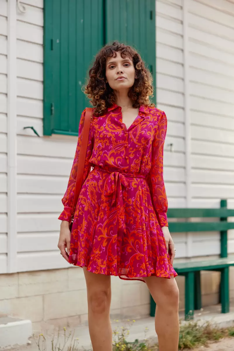 La Petite Etoile Dress Gino Dresses & Jumpsuits Women Rose/Orange - 2