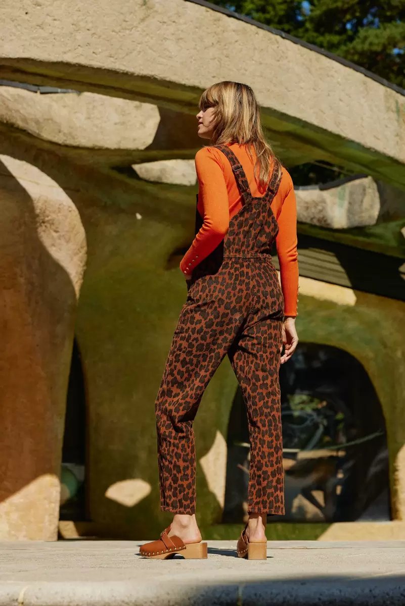 Women Pantalon Gaston Leopard La Petite Etoile Trousers & Jeans - 3