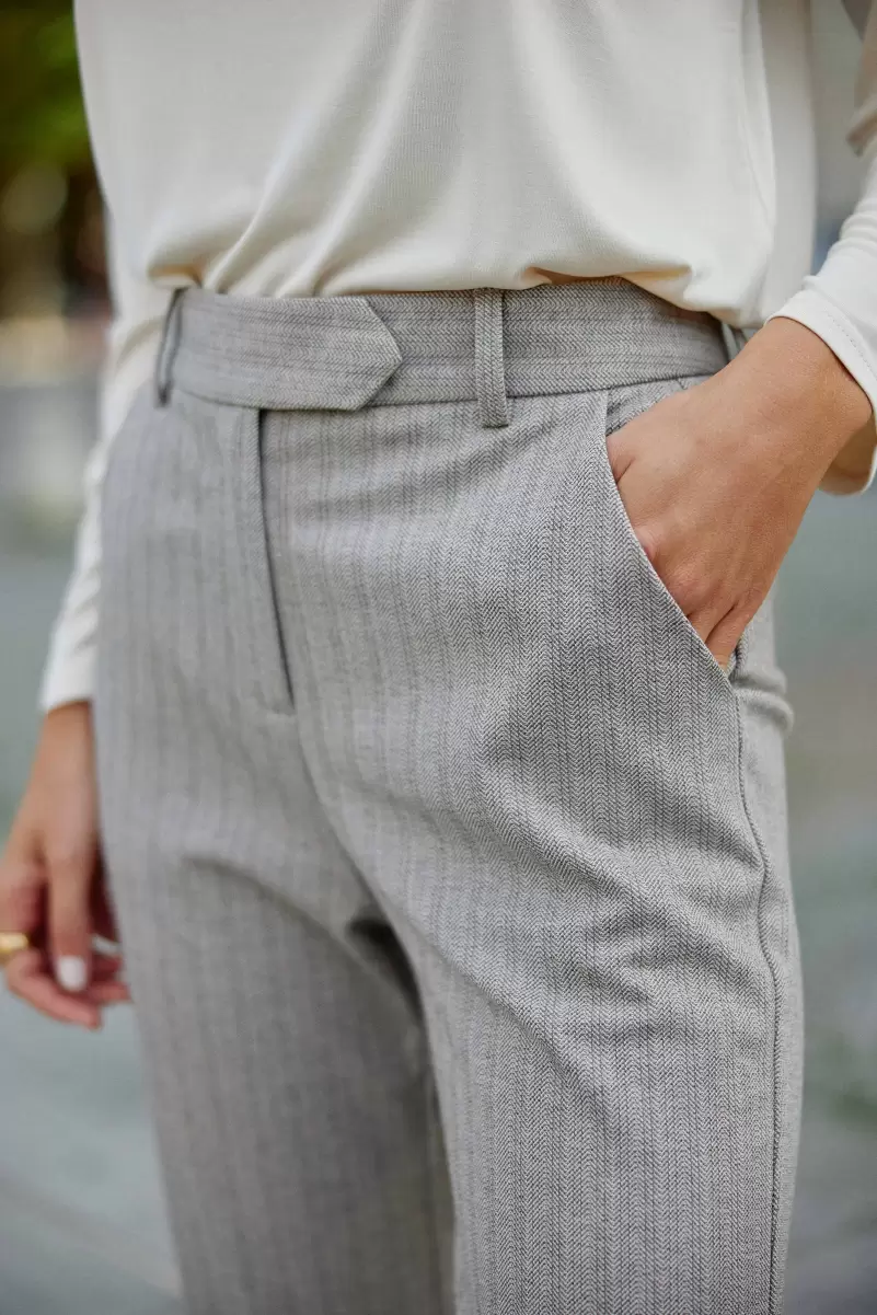 La Petite Etoile Beige Pantalon Cadel Trousers & Jeans Women - 3