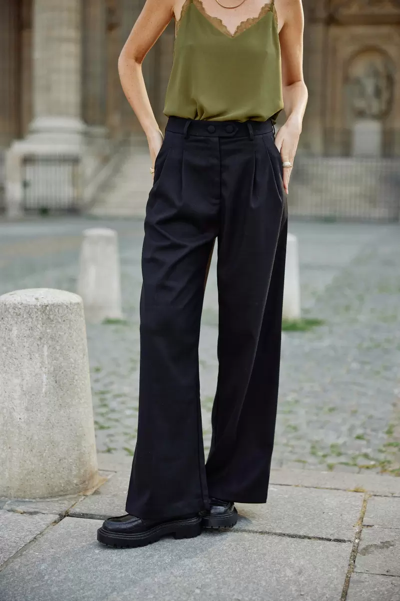 Trousers & Jeans Women Noir Pantalon Zeline La Petite Etoile - 3