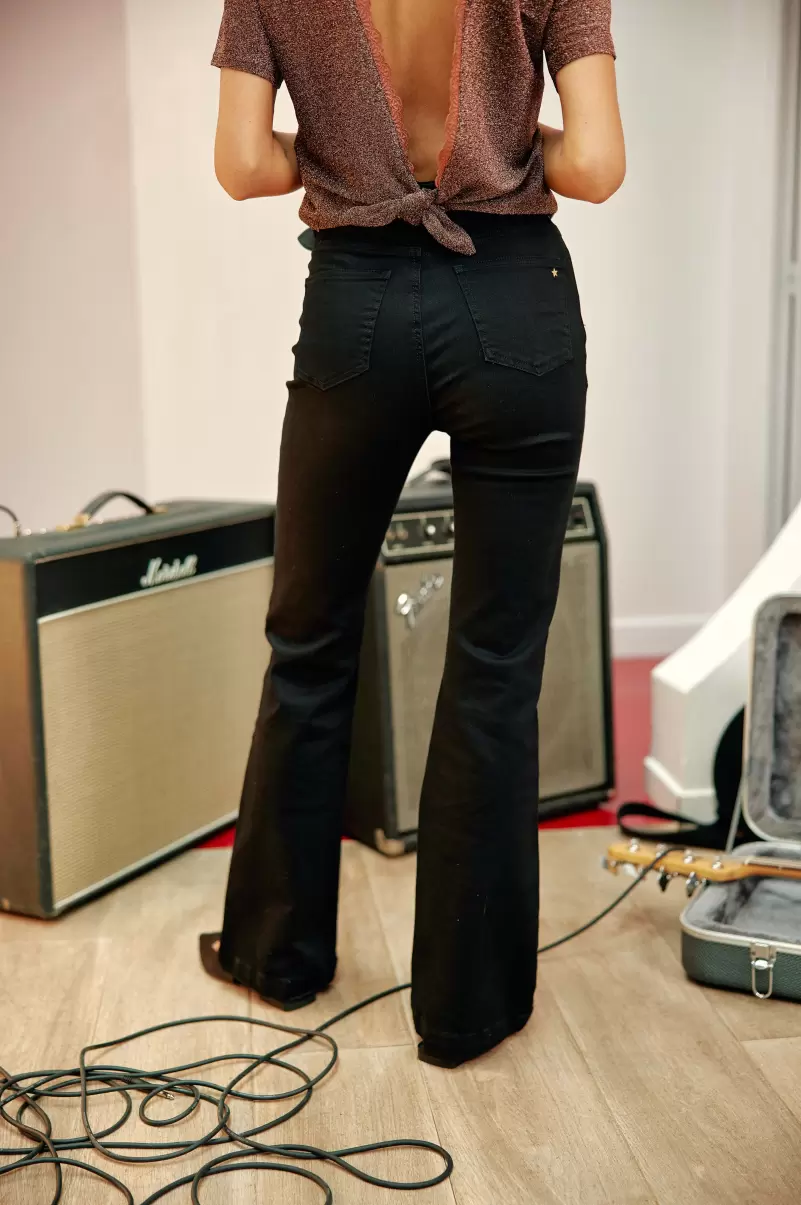 Trousers & Jeans Trousers Lancelot T Women Noir La Petite Etoile - 2