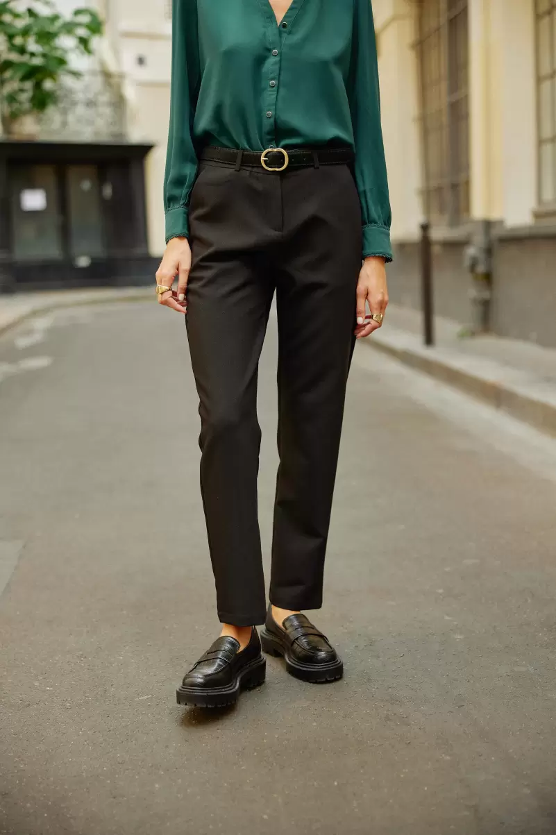 Women Noir Trouser Aris Trousers & Jeans La Petite Etoile - 1