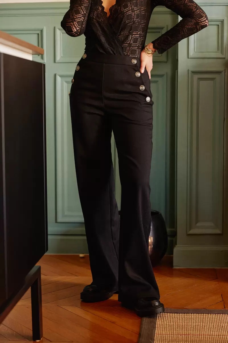 Noir Pants Cady Trousers & Jeans Women La Petite Etoile