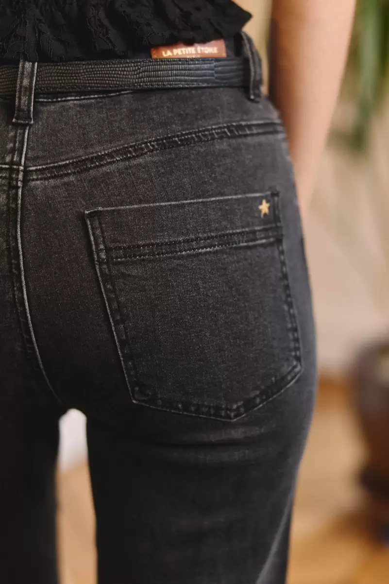 Trousers & Jeans Gris La Petite Etoile Jeans Brieg Women - 4