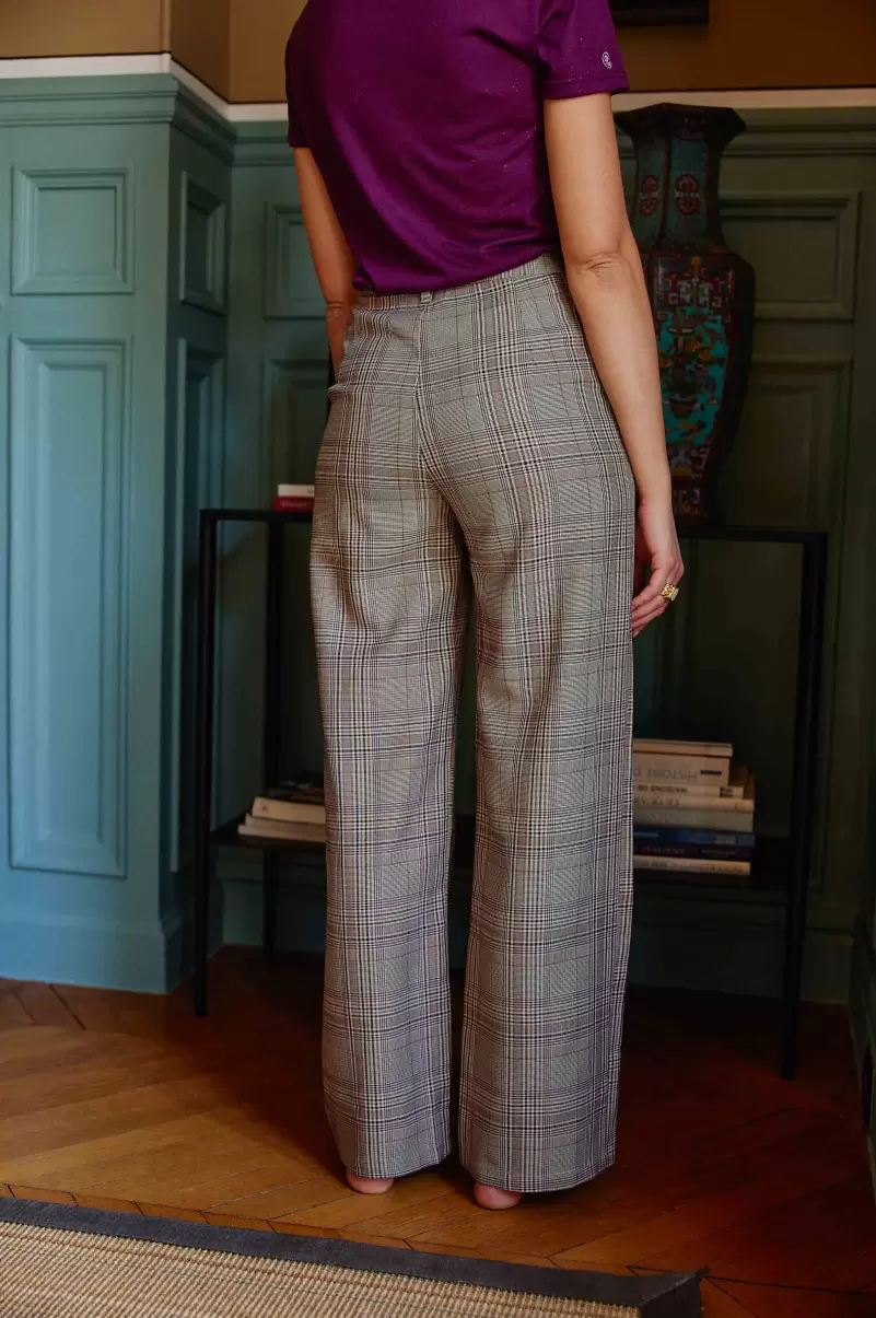 Pants Sutton Trousers & Jeans La Petite Etoile Carreaux Women - 1