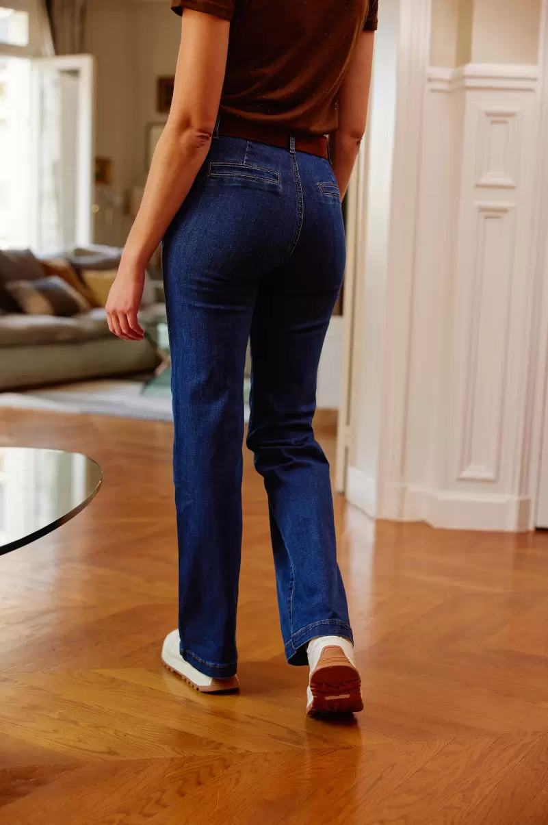 La Petite Etoile Jean Sonny W Women Trousers & Jeans Wash - 1