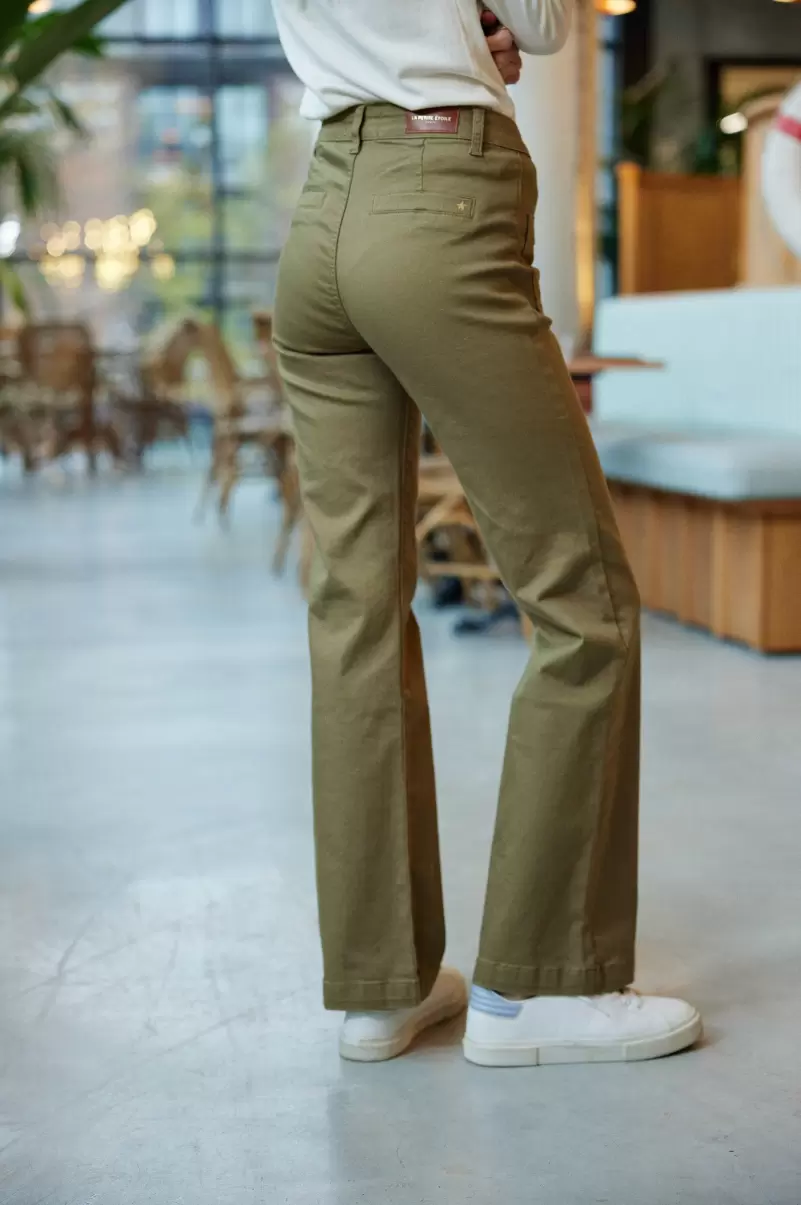 Women Trousers & Jeans La Petite Etoile Kaki Pantalon Sonny T - 1
