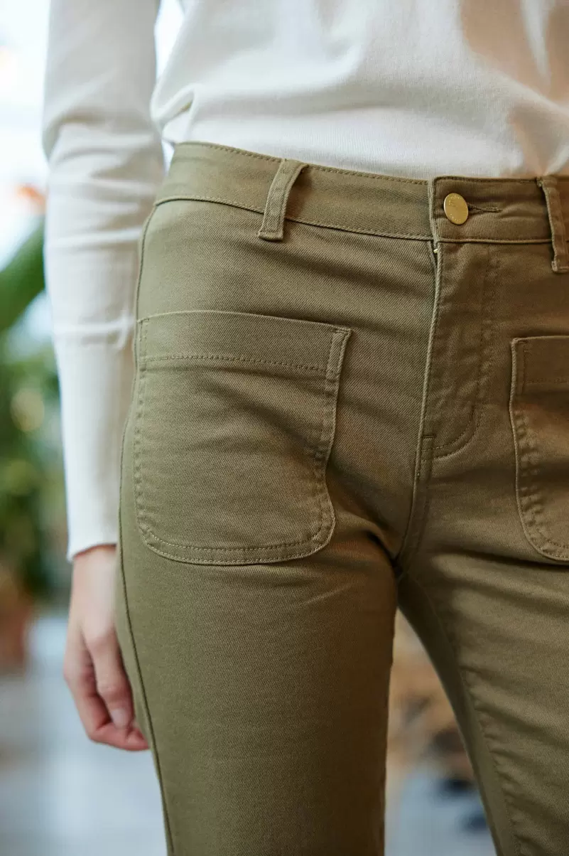 Women Trousers & Jeans La Petite Etoile Kaki Pantalon Sonny T - 3