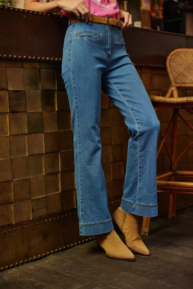 La Petite Etoile Jeans Marceo S Women Stone Trousers & Jeans - 1