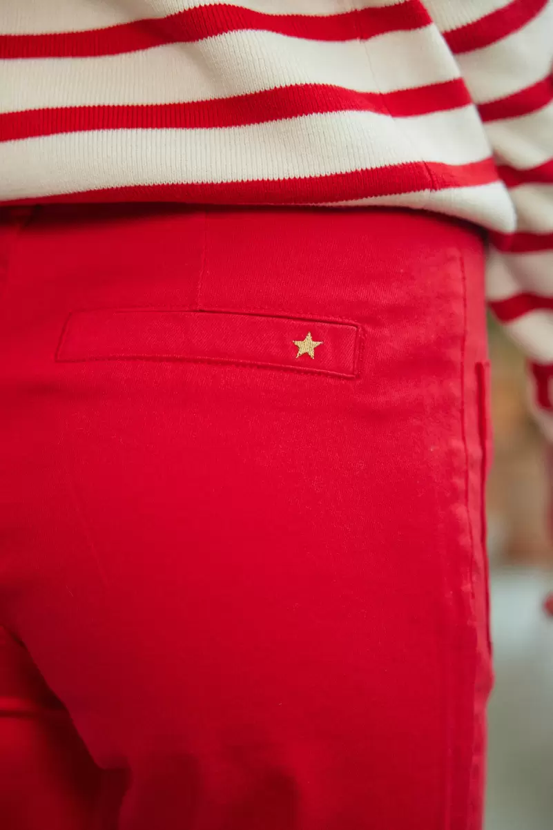 Rouge Women Trousers & Jeans La Petite Etoile Pantalon Sonny T - 4