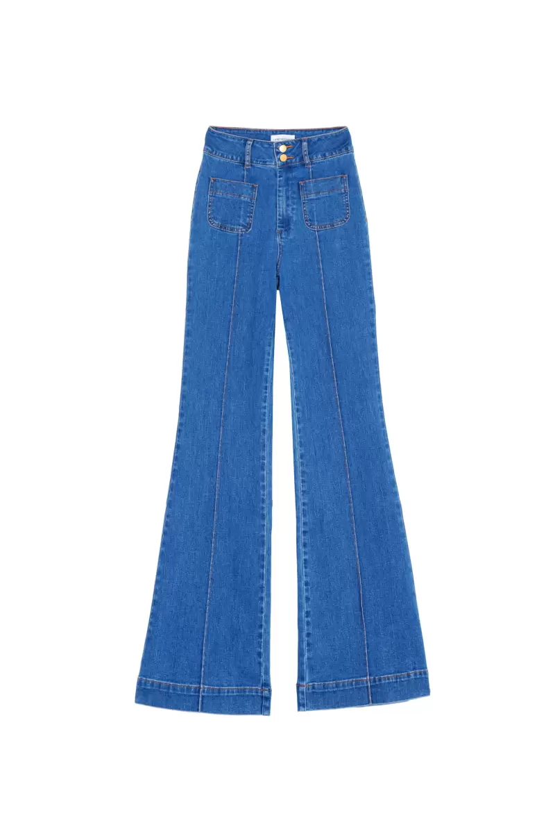 Women Stone Jeans Gamote La Petite Etoile Trousers & Jeans - 4