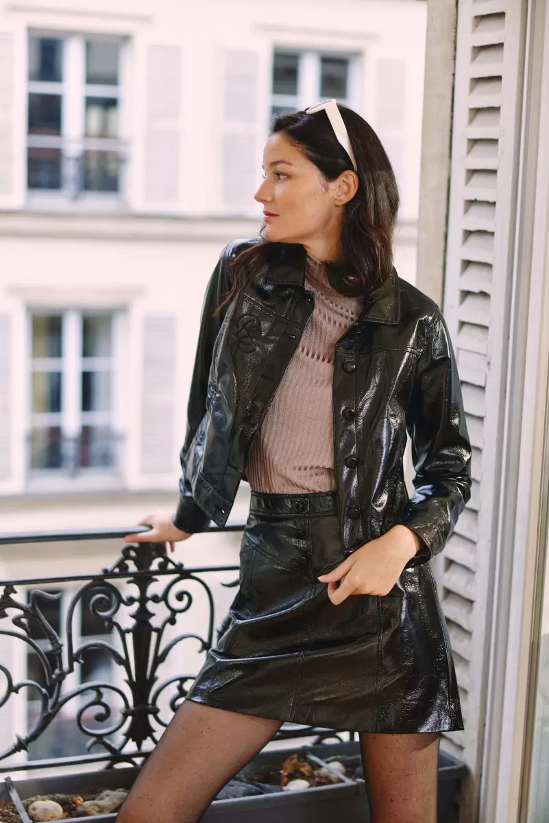 La Petite Etoile Coats & Jackets Noir Veste Mercilia Women - 1