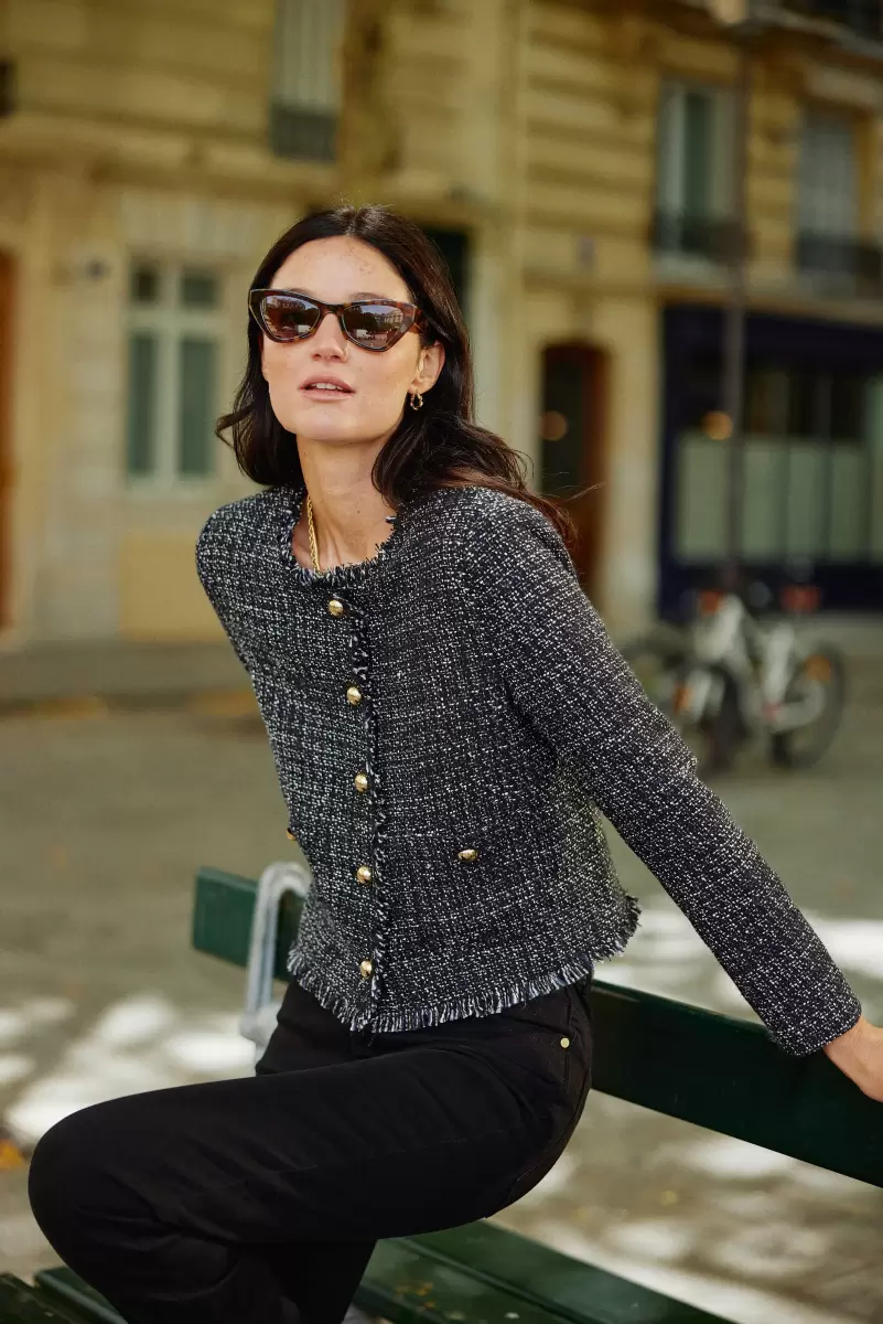 La Petite Etoile Veste Nea Coats & Jackets Women Tweed