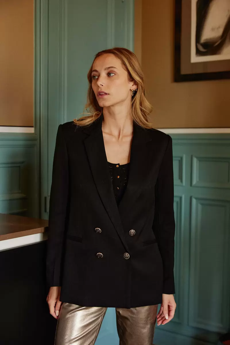 Jacket Kyra Coats & Jackets Noir La Petite Etoile Women - 3