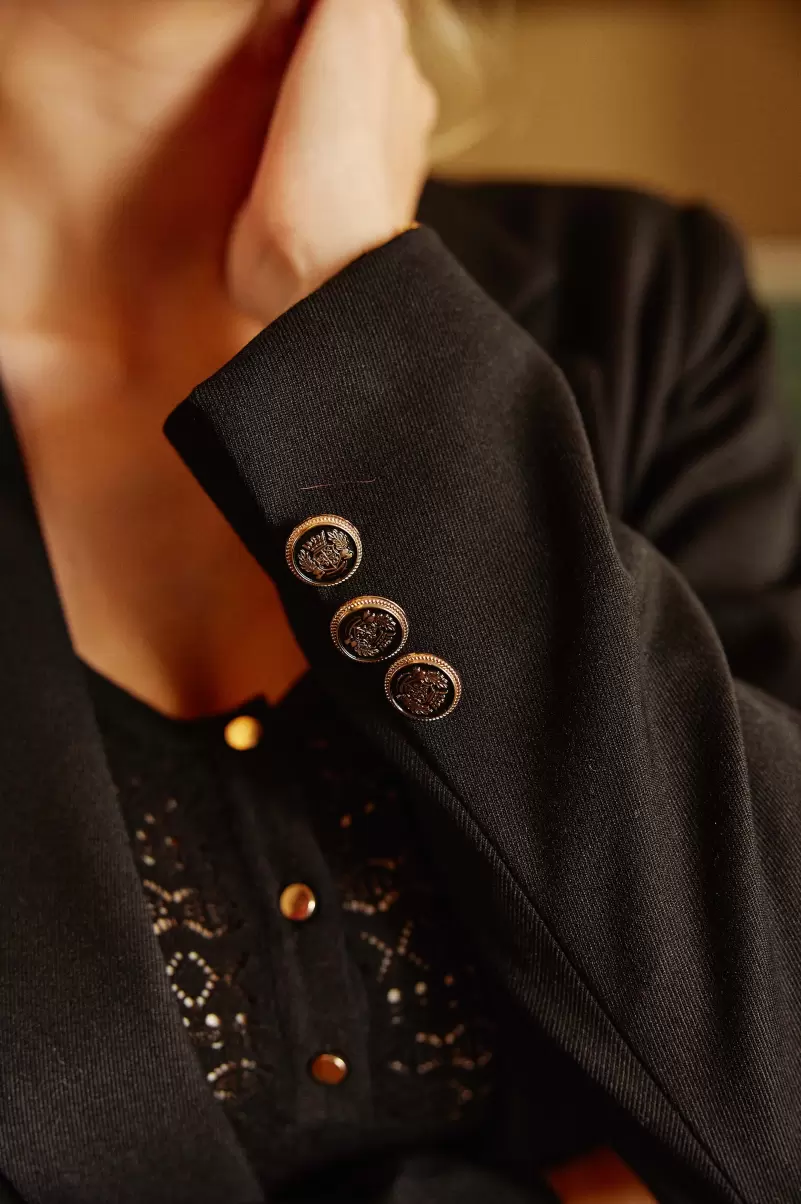 Jacket Kyra Coats & Jackets Noir La Petite Etoile Women - 4