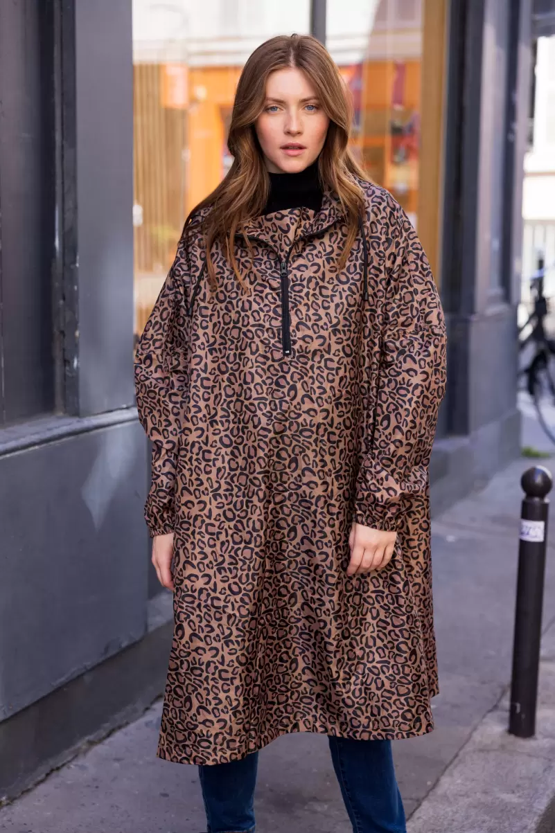 Leopard La Petite Etoile Coats & Jackets Women Rain Cape Karl - 1