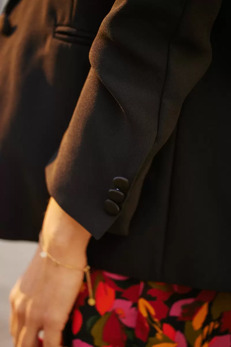 La Petite Etoile Noir Women Coats & Jackets Jacket Paga - 4
