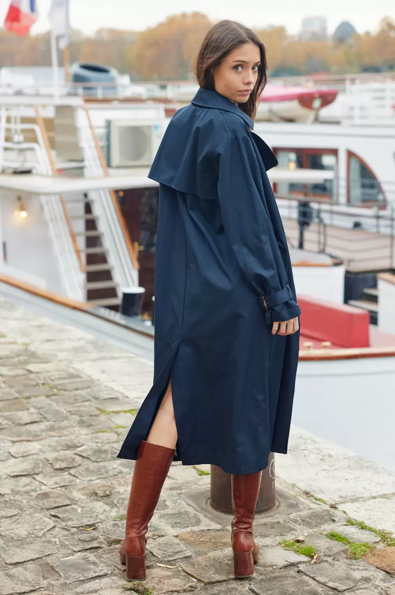 Coats & Jackets Women La Petite Etoile Trench Farago Marine - 2