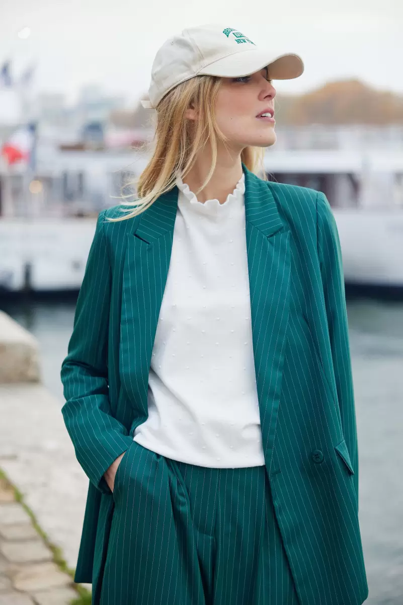 Jacket Joudia Coats & Jackets Vert Women La Petite Etoile - 1