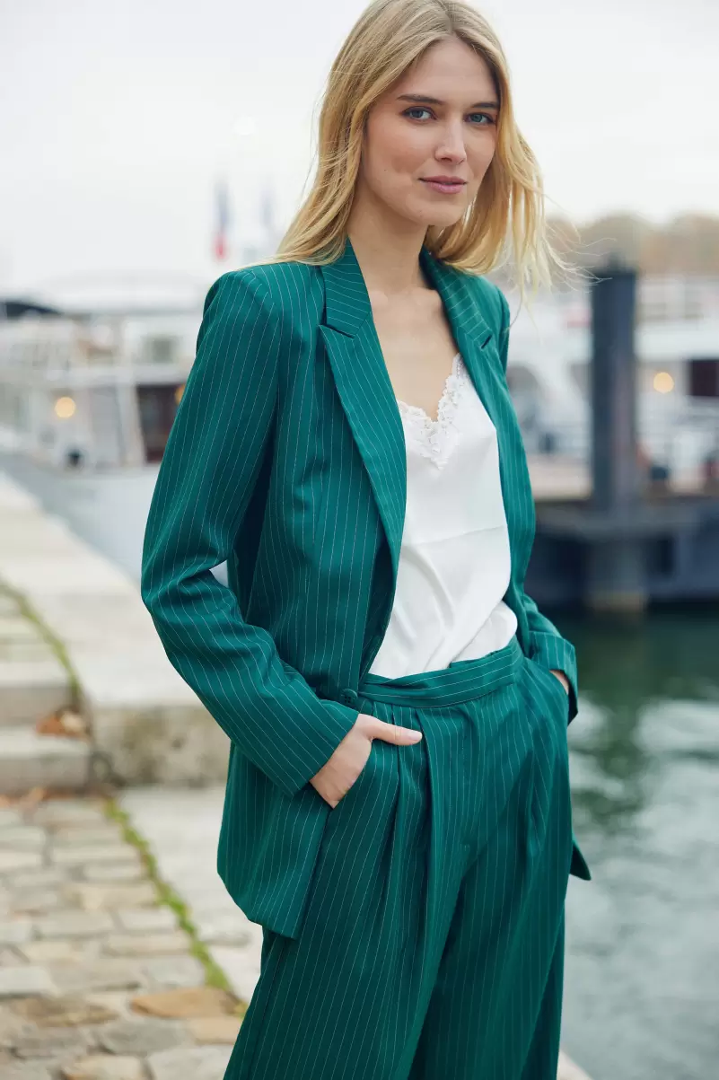 Jacket Joudia Coats & Jackets Vert Women La Petite Etoile - 2