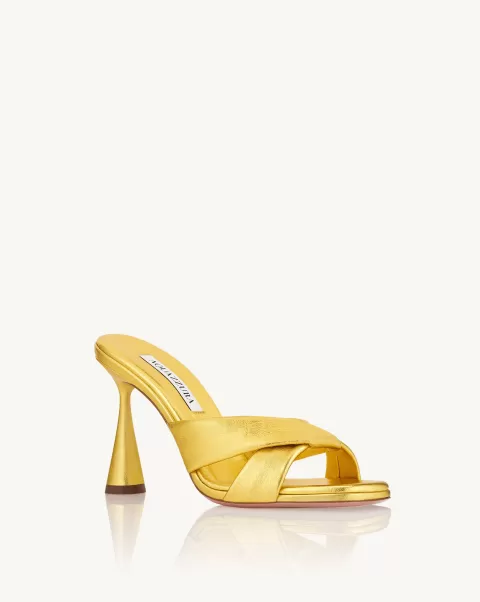 Amore Mule 95 Women Gold Trusted Slides & Mules