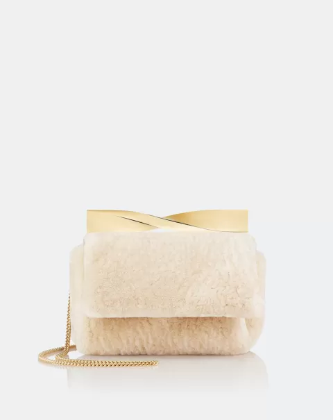 Clutch Bags Mini Twist Clutch Opulent Women Beige