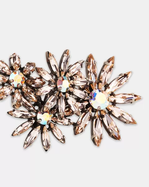 Women Crystal Margarita Earrings Bronze Shop Jewelry