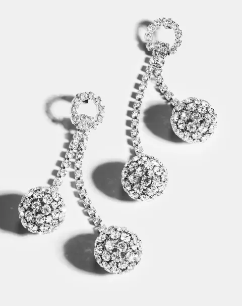 Jewelry Bold Silver Bubbles Earrings Women