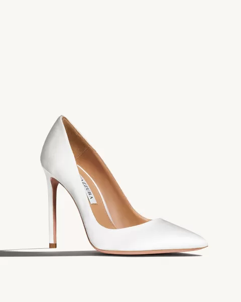 Women Outstanding Bridal Shoes Purist Pump 105 White