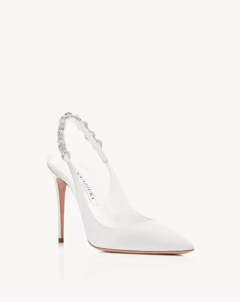 Bridal Shoes Love Link Sling 105 White Sustainable Women