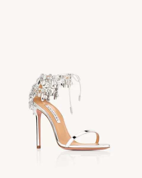 Superior Bridal Shoes Moonwalk Sandal 105 Women Silver