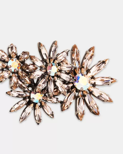 Bronze Bridesmaid Modern Women Crystal Margarita Earrings