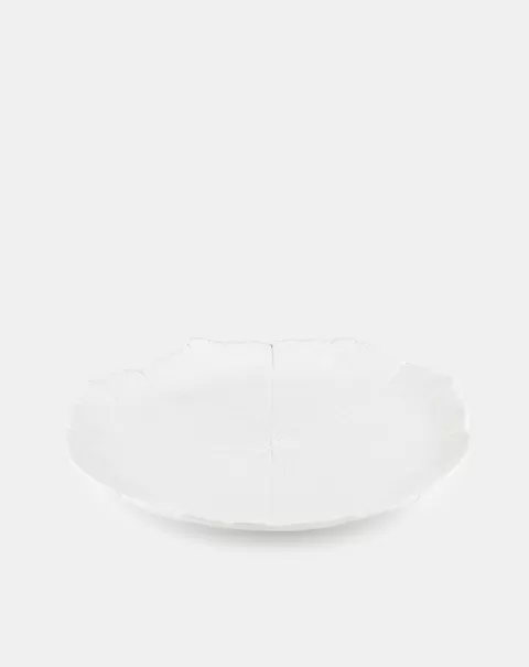White Unisex Streamline Cherry Blossom Dinner Plate Dinnerware