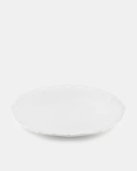 Cherry Blossom Charger Plate White Unisex Promo Dinnerware