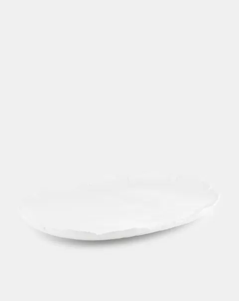Dinnerware Unisex White Cherry Blossom Oval Platter Nourishing