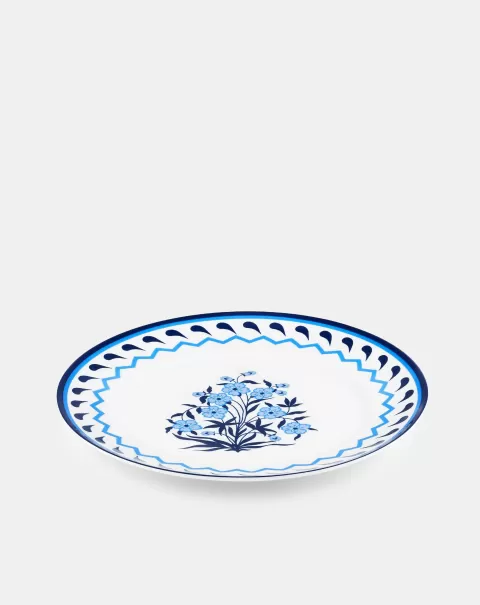 Jaipur Dinner Plate Clean Blue Unisex Dinnerware