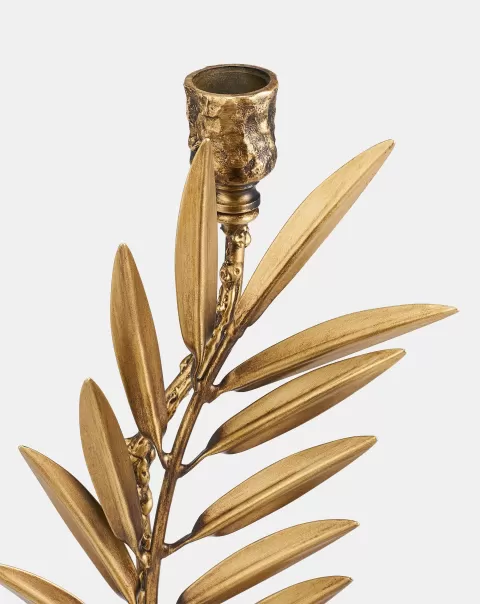 Unisex Buy Table Decor Brass Palm Candle Stick 1 Light